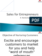 Sales For Entrepreneur - Nurturing Customers