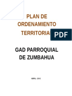 Plan de Ordenamiento Territorial ZUMBAHUA