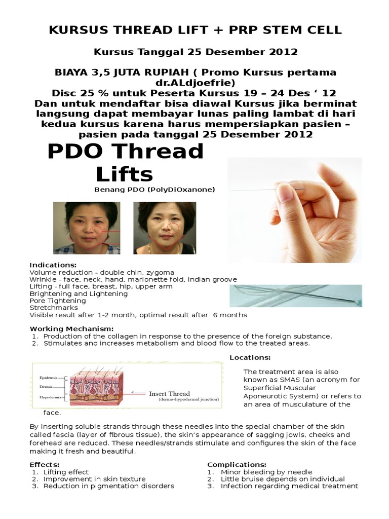 PDO Thread Lifts | PDF