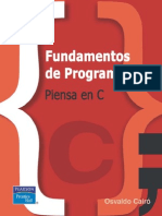 Fundamentos de Programacion Piensa en C 1edi Cairo