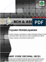 BCD, BCH, dan ASCII