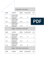 Jadual Latihan