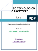 Practica de Uso Del Vernier