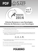 Enem Ciclo 1 Prova 1 - 2014 - Gabarito