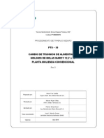 OK PTS-36 Cambio Trunnion Alimentación Molino Bolas Convencional