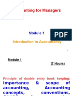 Accounts - Module 1 Introduction To Accountancy