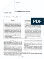 Wavelet estimation for a multidimensional acoustic or elastic earth