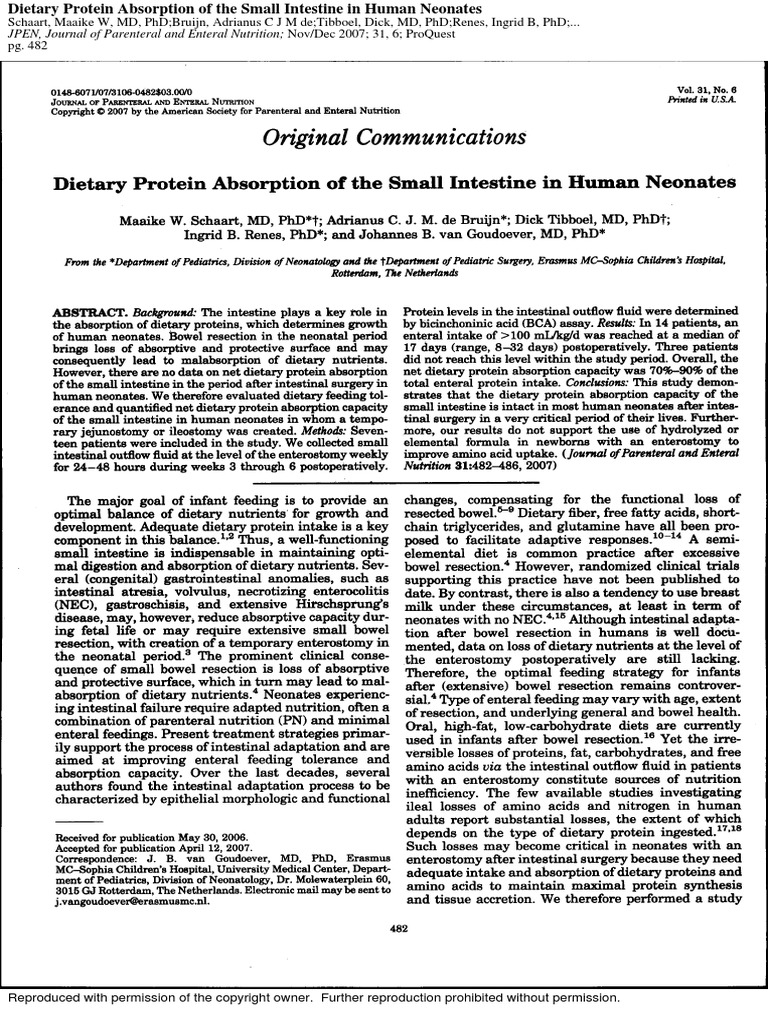 Jpen, Journal of Parenteral and Enteral Nutrition Nov/Dec 2007 31, 6 ...