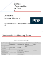 William Stallings Computer Organization and Architecture 7th Edition Internal Memory