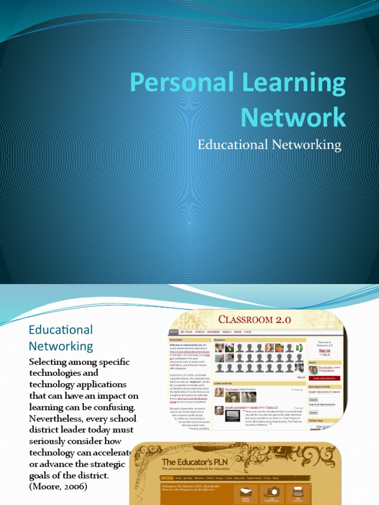 Educational Learning Networks | PDF | Social Networking Service | Learning