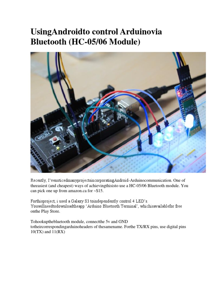 Bluetooth Arduino | Arduino | Bluetooth