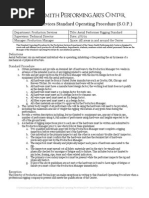 SOP - Aerial Performer Rigging Standards