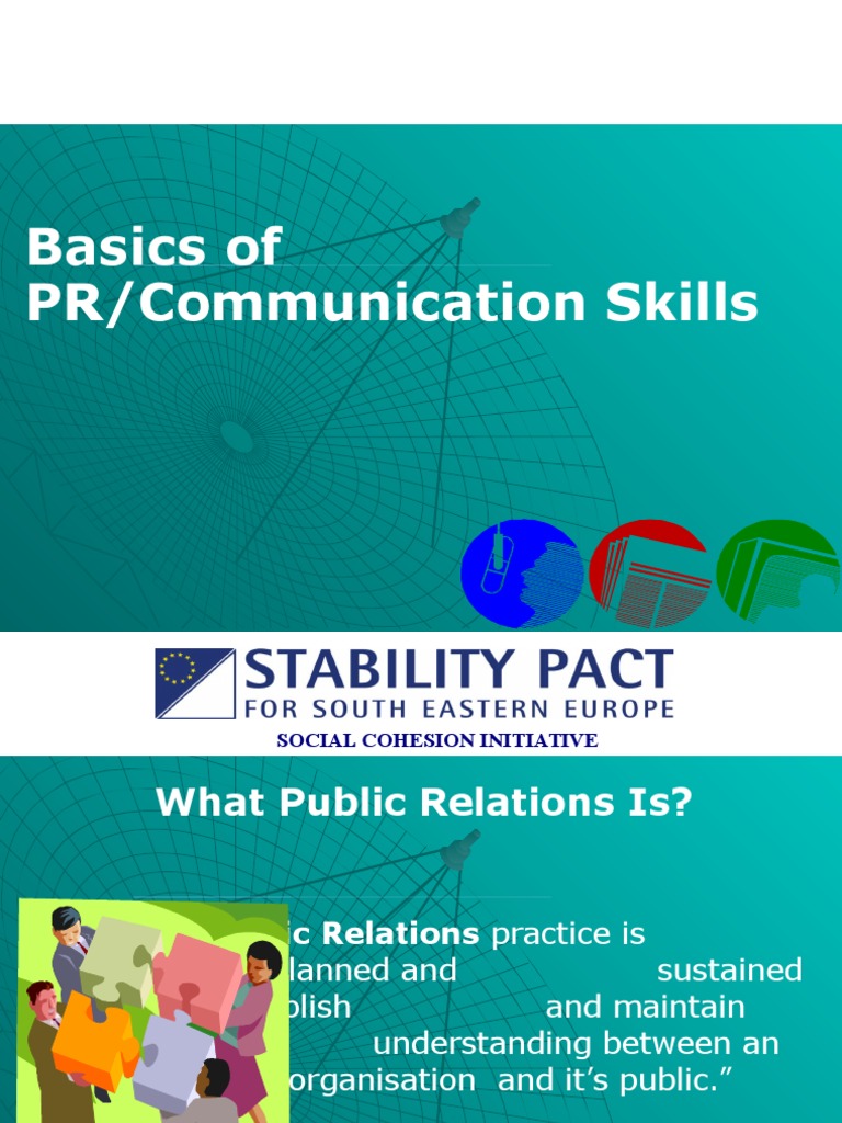 Essentials of Public Relations Skills | PDF
