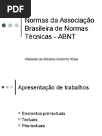 Normas Da Associação Brasileira de Normas Técnicas