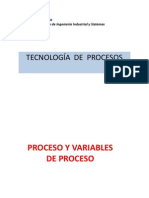 PROCESOS Y VARIABLES DE PROCESO