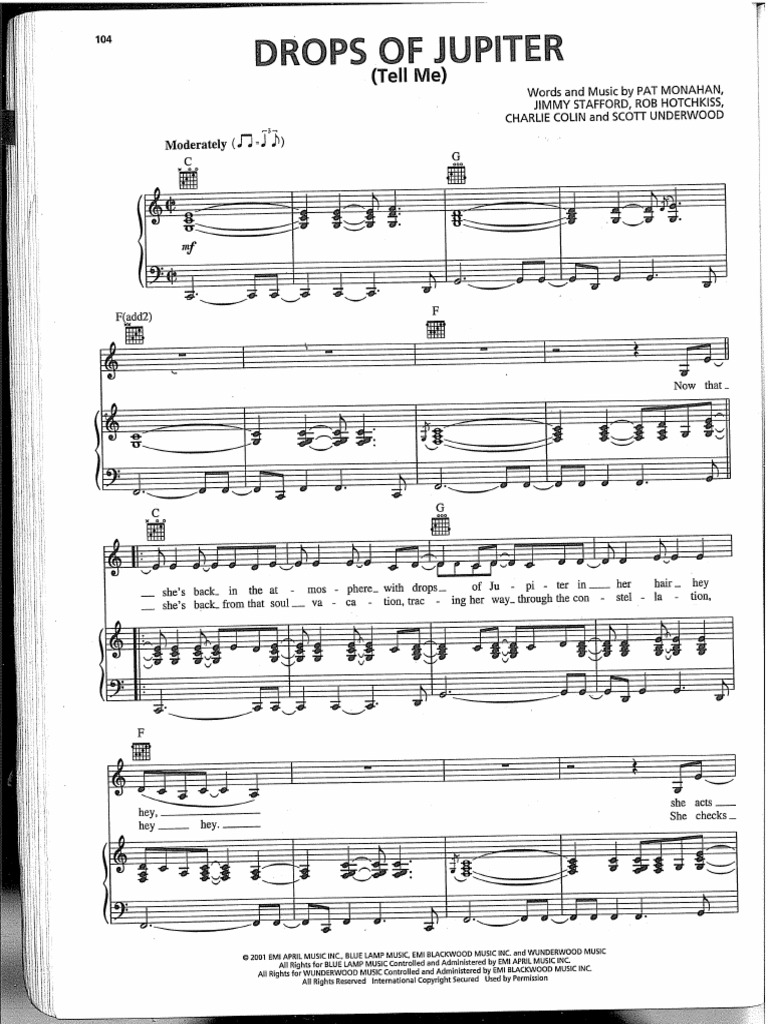 Drops of Jupiter | PDF