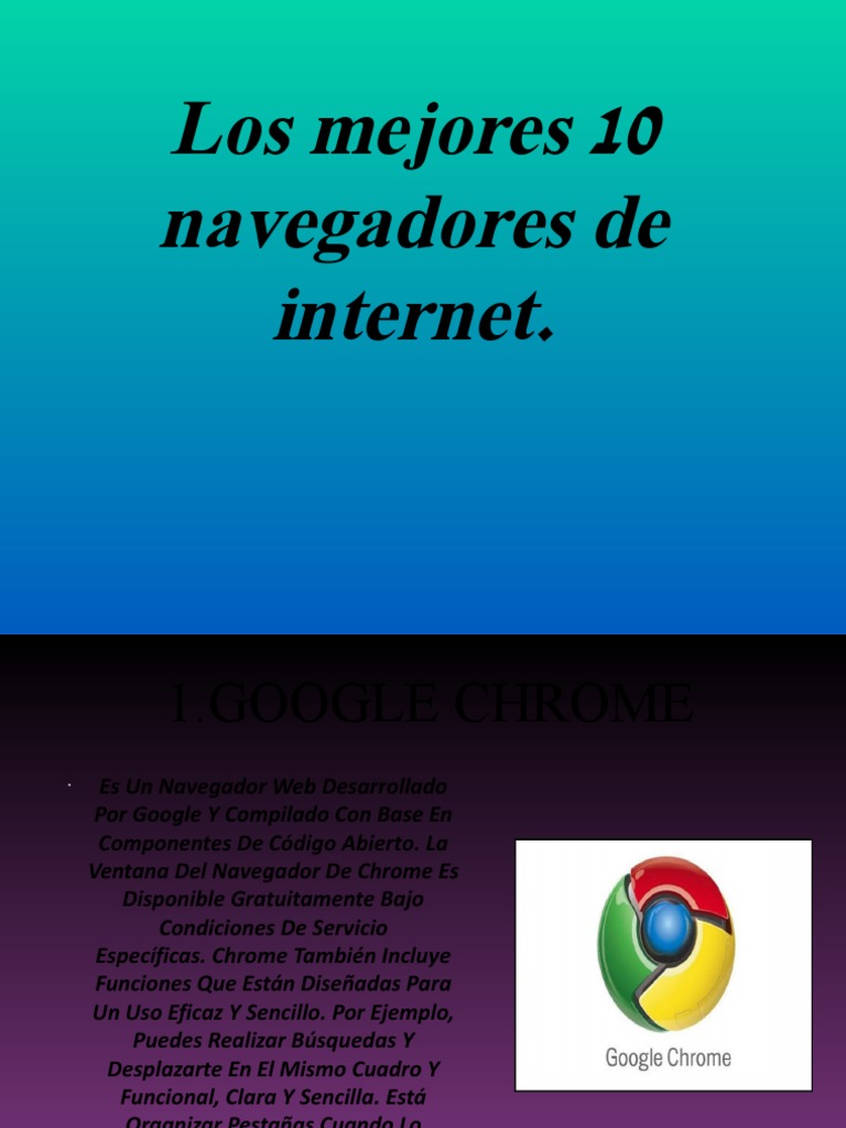 LOS MEJORES NAVEGADORES DE INTERNET visual data 2