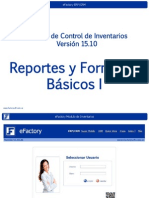 Modulo de Inventarios de EFactory ERP Reportes y Formatos Basicos I