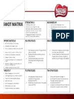 Nestle SWOT