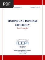 Ten Examples of How Unions Can Increase Efficiency