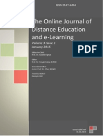The Online Journal of Distance Education and e Learning