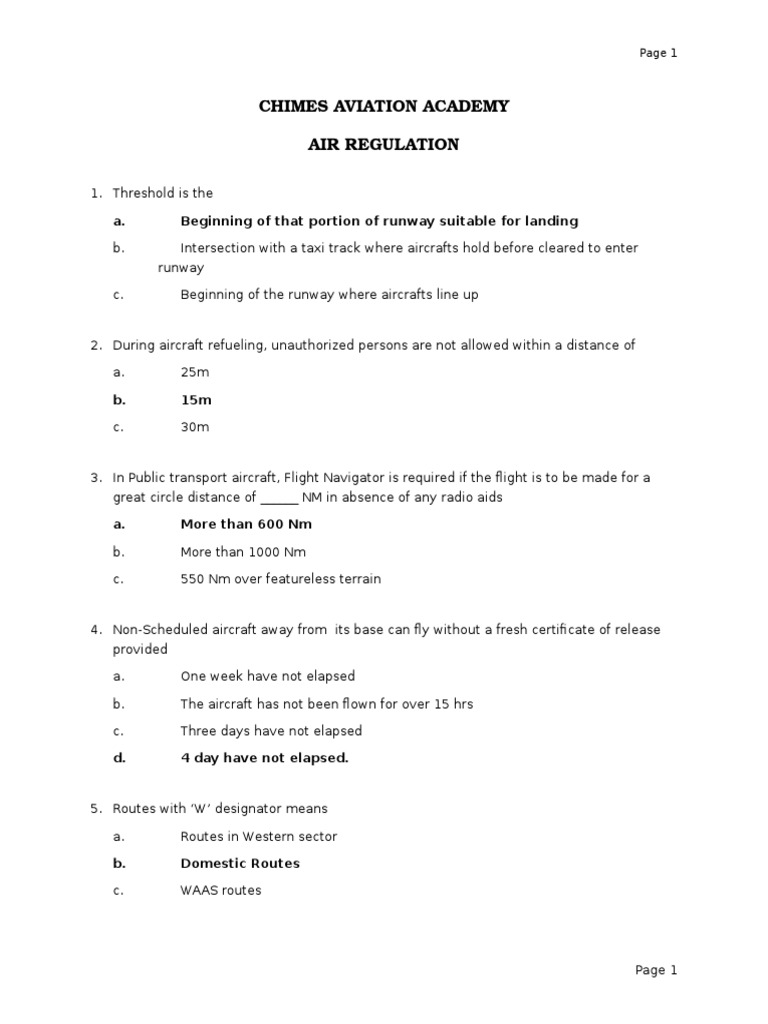 DGCA Air Regulations Exam Guide | PDF | Instrument Flight Rules ...