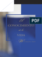 El Conocimiento de La Vida