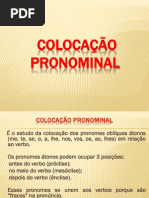 Colocação Pronominal