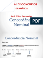 Concordância Nominal