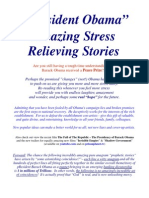 "President Obama" Amazing Stress Relieving Stories