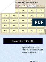 Science Jeopardy