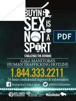 Buying Sex Is Not A Sport: Bathroom Ad
