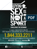 Buying Sex Is Not A Sport: Poster