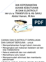 Askep Cairan Dan Elektrolit (INFUS & TRANSFUSI)