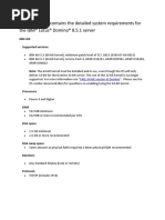 System Requirements For The IBM Lotus Notes and Domino