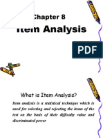 Chapter8 Item Analysis