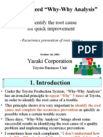 How To Proceed Why-Why Analysis