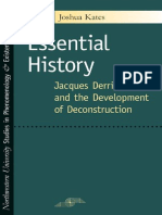 Essential History Jacques Derrida and the Development of Deconstruction.