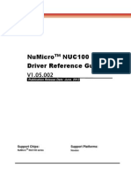 NuMicro NUC100 Series Driver Reference Guide