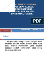 OBAT ALERGI, SINDROM STEVENS JOHNSON, DAN NEKROLISIS EPIDERMAL TOKSIK