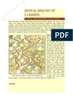 The Mathematical Analysis of Snakes and Ladders Game Moves