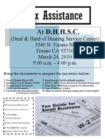 At D.H.H.S.C.: Free Tax Assistance