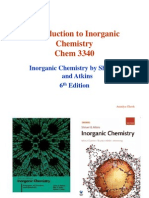Introduction To Inorganic Chemistry Chem 3340