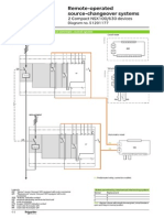 Remote-Operated Source-Changeover Systems: 2 Compact NSX100/630 Devices