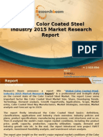 Global Color Coated Steel Industry 2015 Market Research Global Color Coated Steel Industry 2015 Market Research