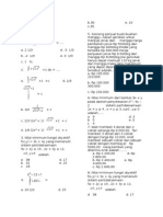 Soal Remedial Matematika