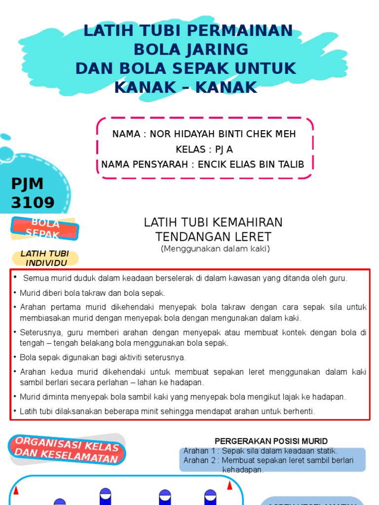 Latih Tubi Permainan Bola Jaring Dan Bola Sepak Pdf