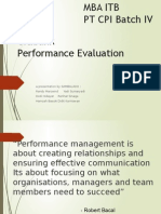 Citibank Performance Evaluation 2