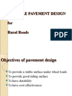 Flexible Pavement Design Rural Roads