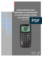 Curso Básico para Aprender A Programar La Calculadora Hp50g (EN PROCESO)